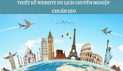 Thiết kế website du lịch chuyên nghiệp, chuẩn SEO - Tiếp cận hàng nghìn khách hàng