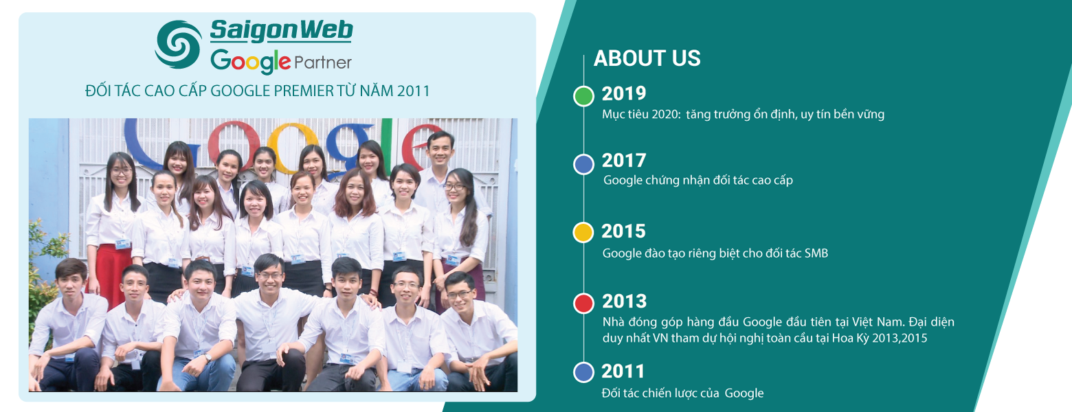Sài Gòn Web - công ty đối tác google